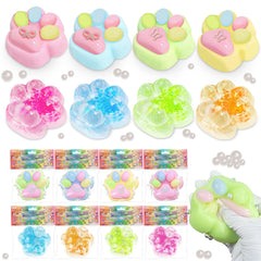 Zoacrn Taba Squishies Paw - colorful cat paw toy for stress relief and focus