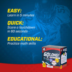 Zobmondo GoLong players ready for backyard, bleachers, or family room.