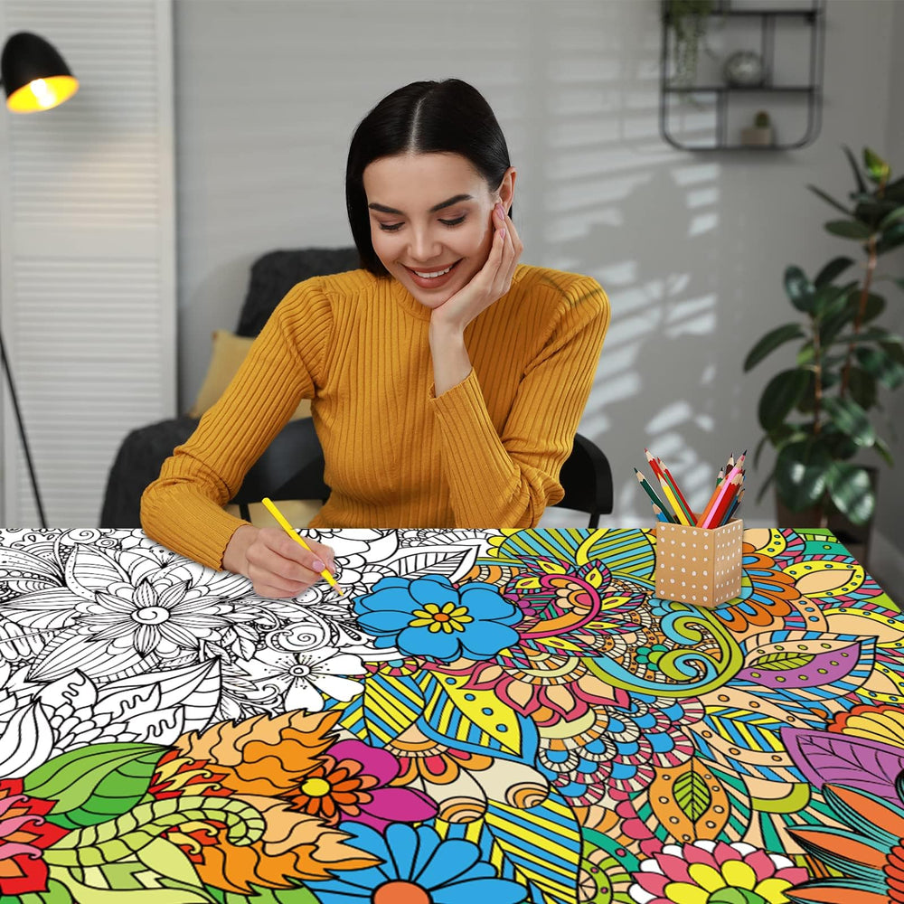 ZOIIWA thick-paper back keeps colors from bleeding through during projects.