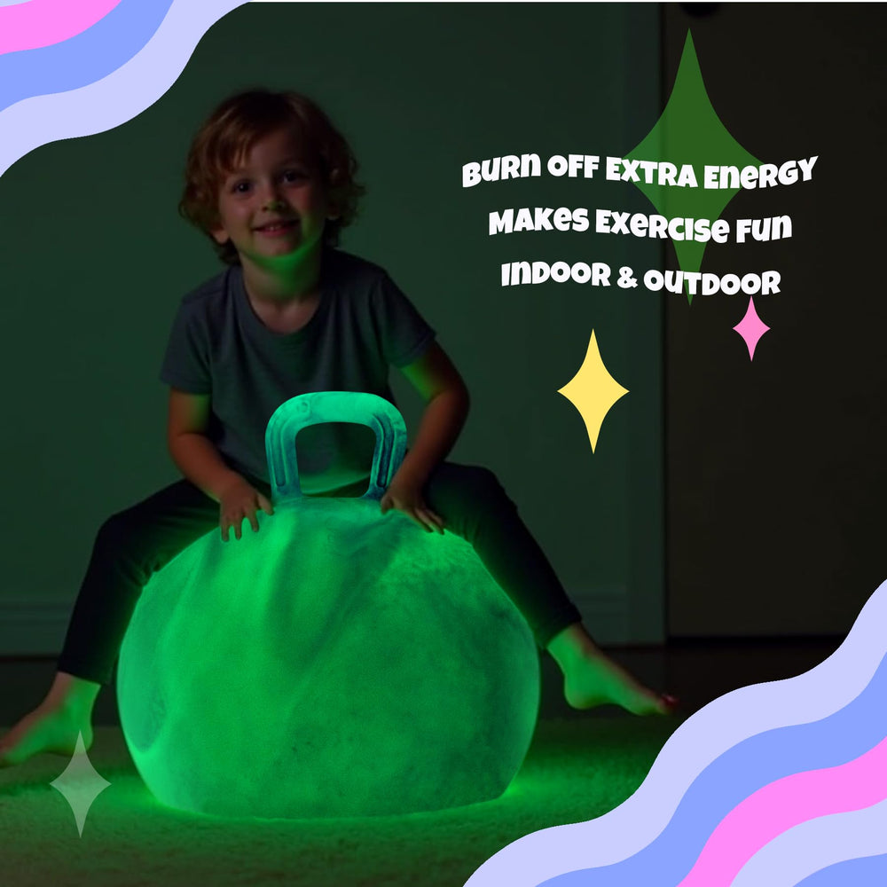 ZOOJOY glow-hopper-ball-pump-included: easy setup for quick play sessions.