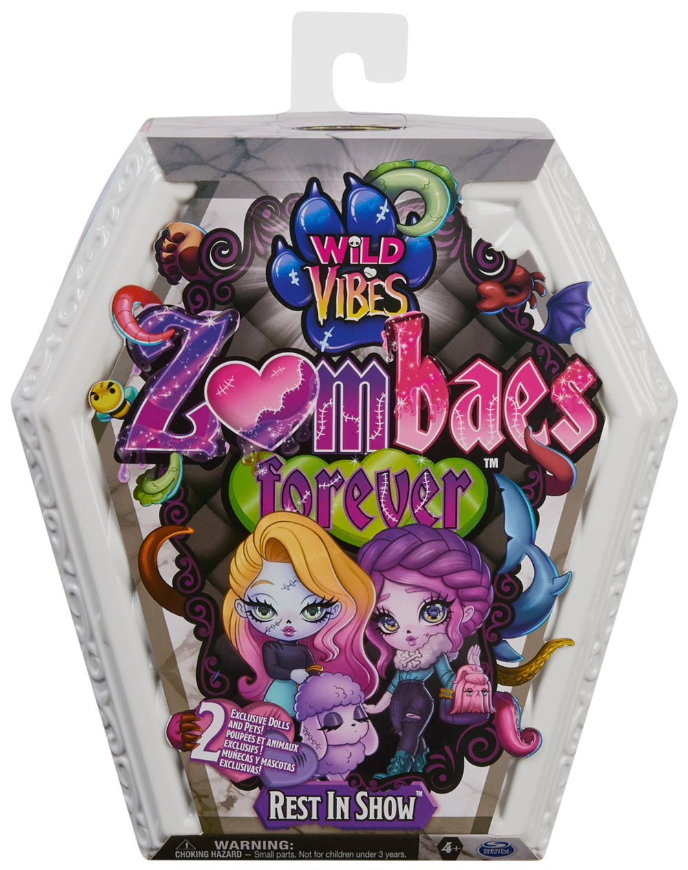 Zombaes Forever dog show backdrop inspires themed scenes.