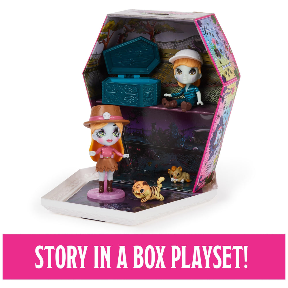 Two doll hats for mix and match styling on Zombaes Forever figures