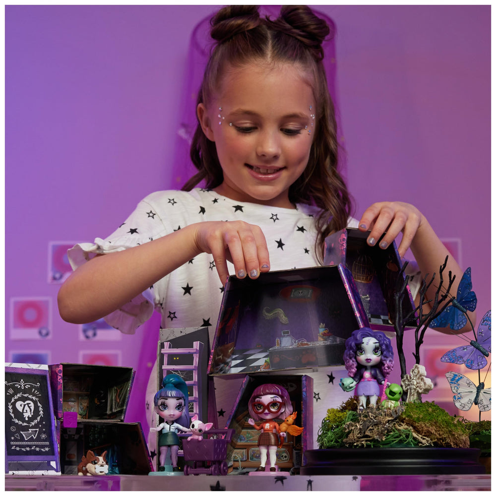 Zombaes Forever holographic collector card reveals the shop's collectible lore.