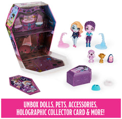 Zombaes Forever purse dog accessory enhances pretend dressing and styling.