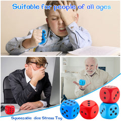 Zomiboo durable foam dice easy to clean after use.