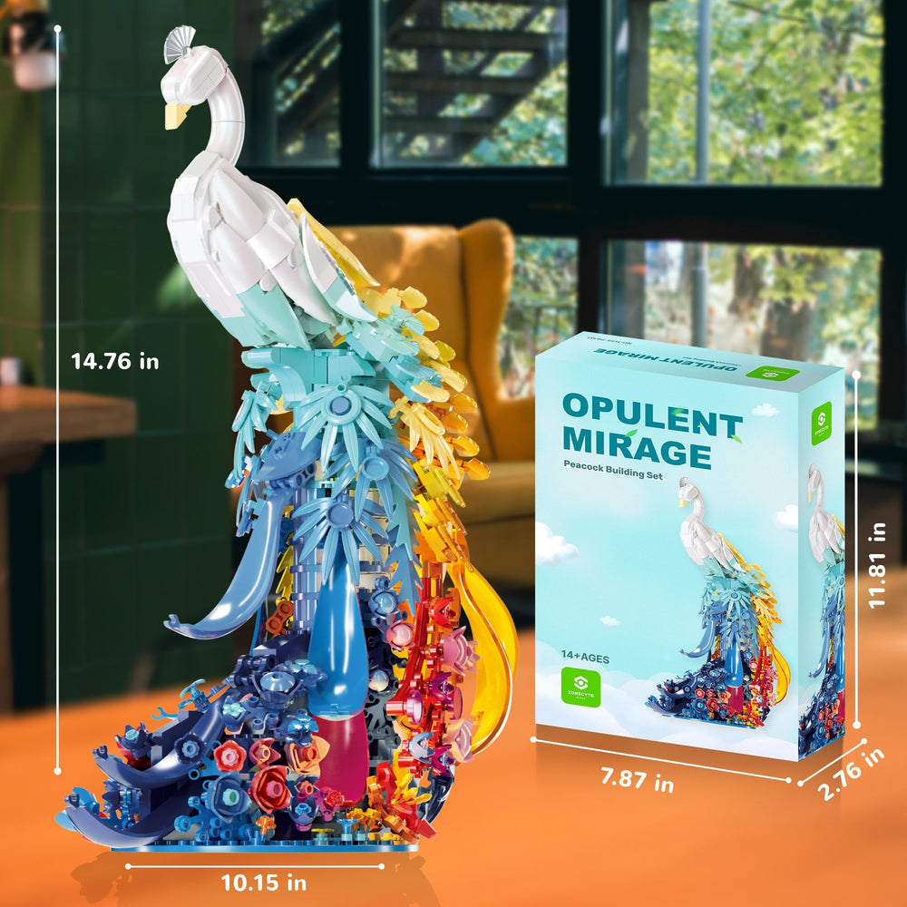 ZONECYTD ABS bricks ensure sturdy, durable assembly for long-lasting display