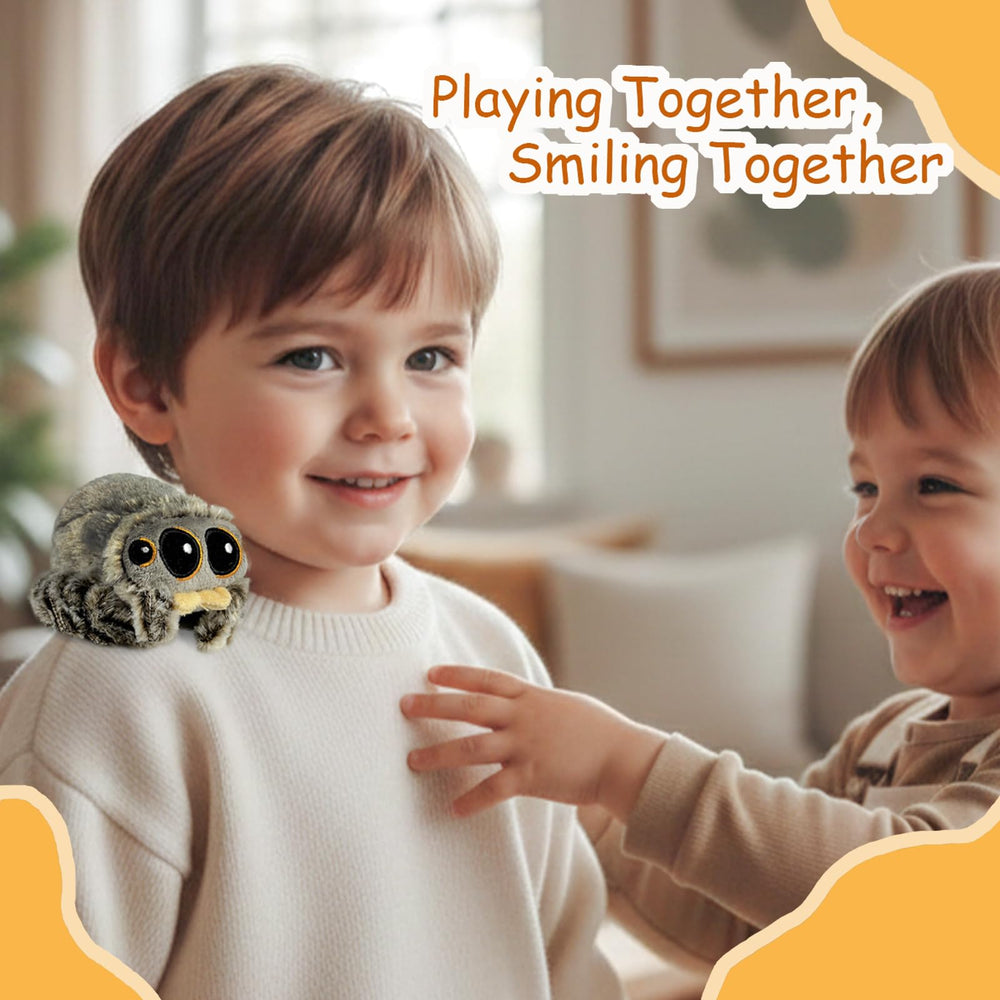 ZonHoriz plush with built-in magnets allows easy attachment to shoulders and metal surfaces