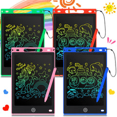 Zonon LCD writing tablet blue set for portable, mess-free note taking.
