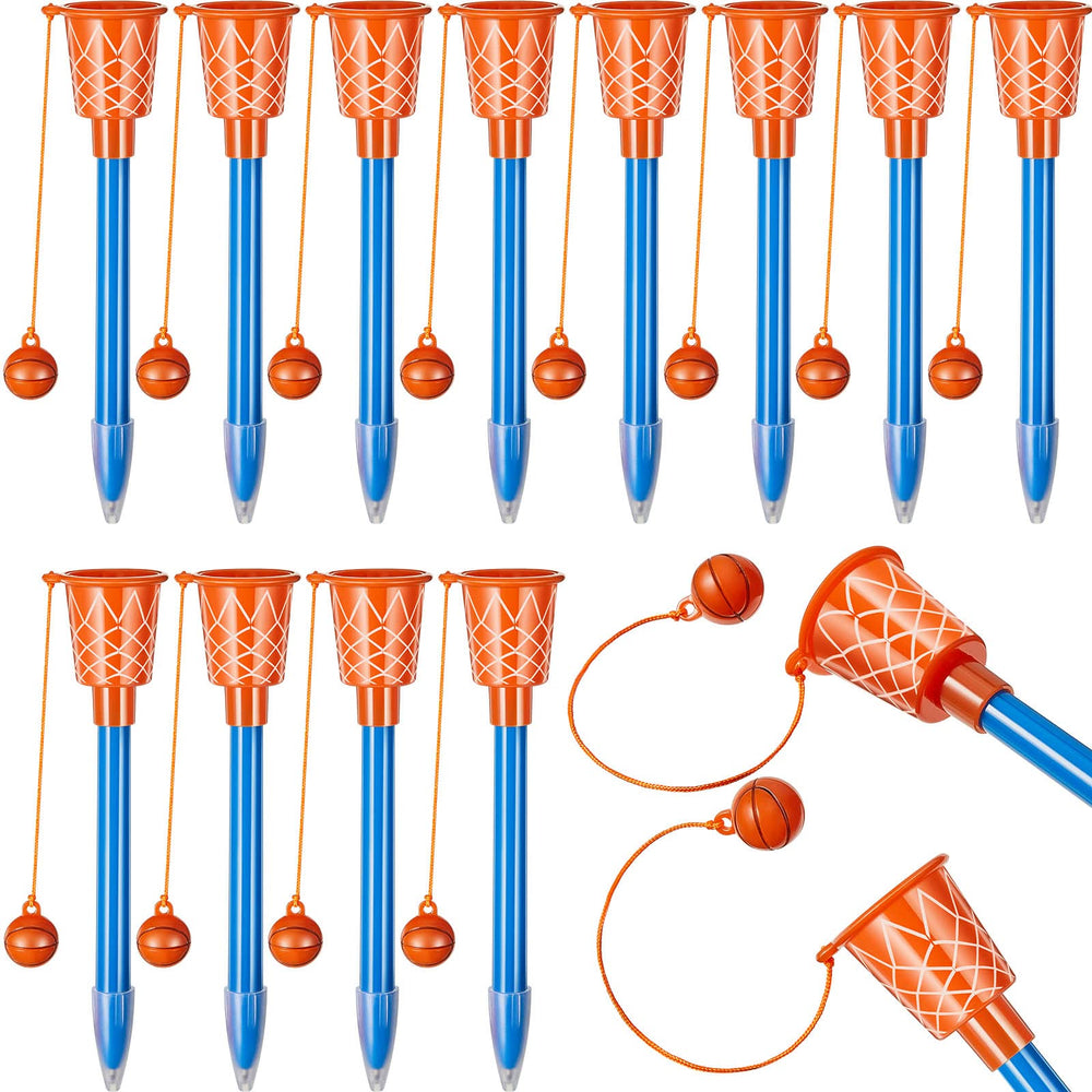 Zonon basketball hoop pens set with mini basketball, ideal party favors for sports-themed celebrations