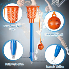 Zonon durable plastic basketball pen designed to resist slipping and last through events