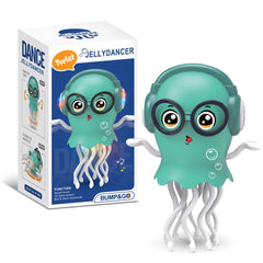 Zonopy Dancing Jellydancer toy with wiggles and lights supports tummy time and exploration.