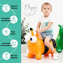 ZOOJOY Bee Hopper back support promotes comfortable rides with proper posture.