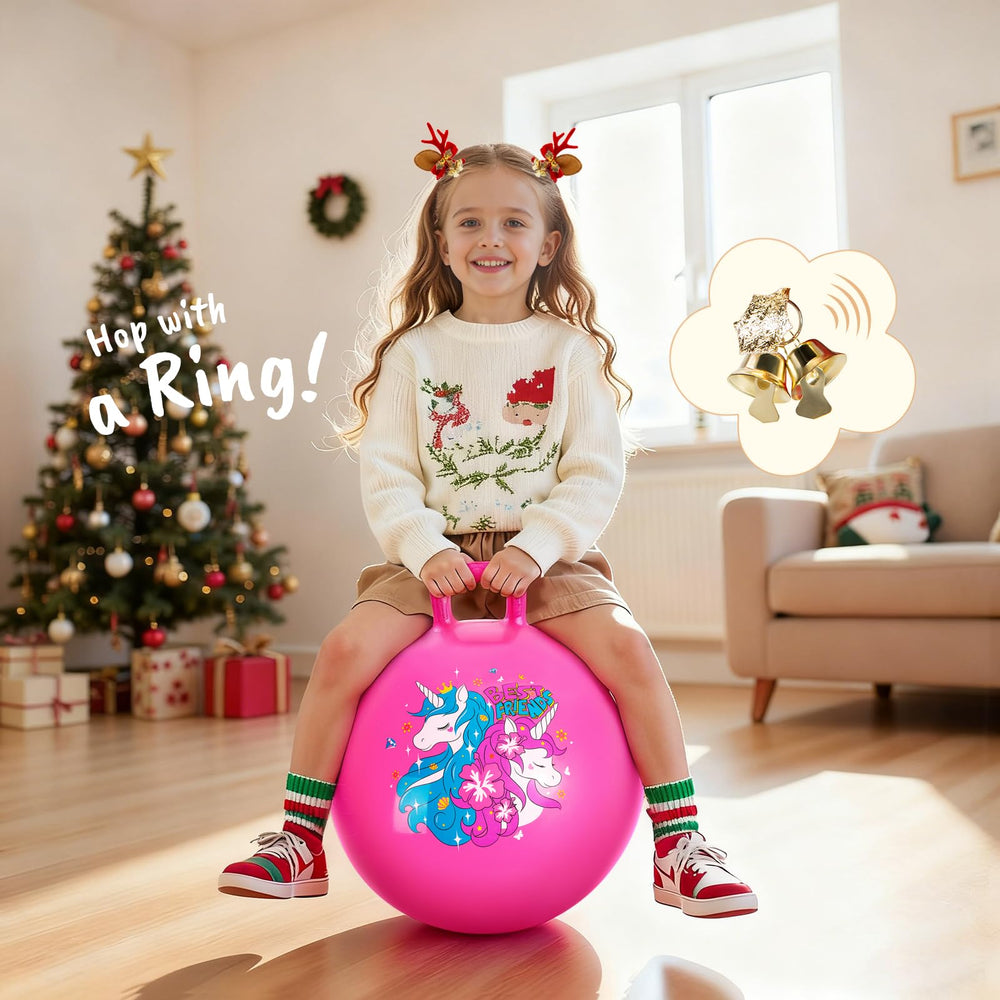 ZOOJOY Hopper Ball 18-inch diameter sized for children 3–8 years old.