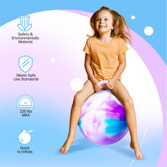 ZOOJOY Hopper Ball inflation pump setup for quick inflation
