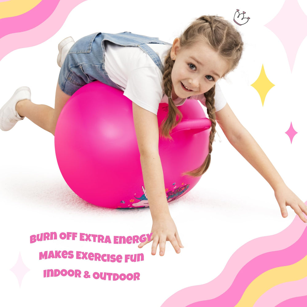 ZOOJOY Hopper Ball inflates in minutes with the included pump.