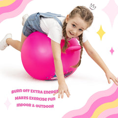 ZOOJOY Hopper Ball inflates in minutes with the included pump.