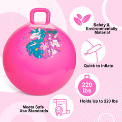 ZOOJOY Hopper Ball demonstrates engaging bouncing for energy burn and balance.
