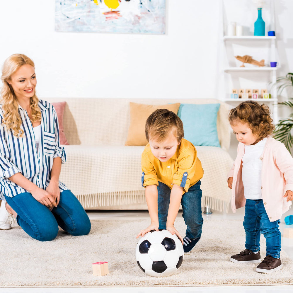 ZOOJOY Size 3 ball ships with a pump for quick inflation