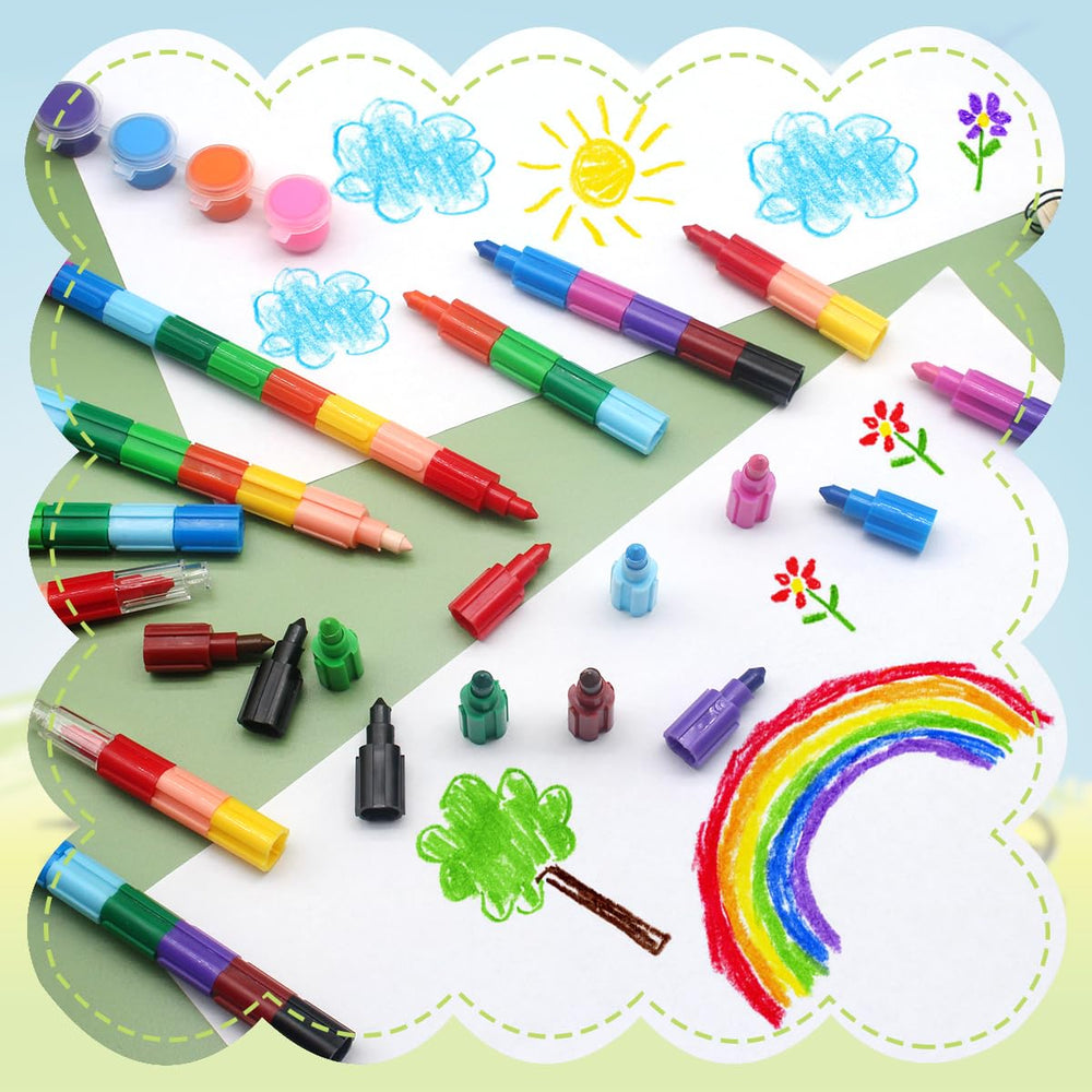 Zooyinfy safe paraffin-plastic materials ensure kid-friendly drawing tools