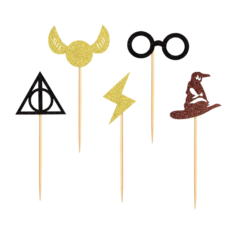 ZpiLkes reusable wizard cupcake toppers designed for easy reuse.
