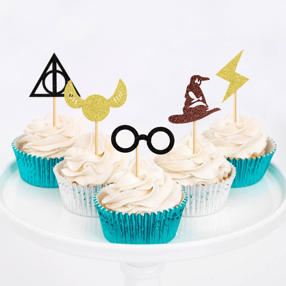 ZpiLkes wizard theme party cake toppers brighten celebrations.
