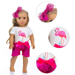 ZQDOLL swimsuit for 18-inch dolls ready for sunny play