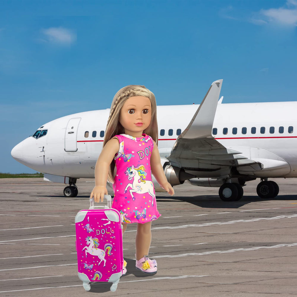 ZQDOLL travel documents and currency props for pretend travel planning