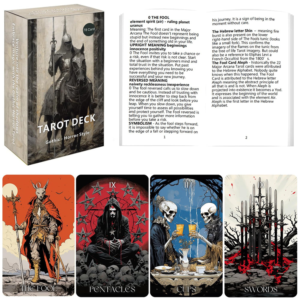 ZHQGYN Detailed artwork enhances atmospheric tarot readings