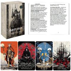 ZHQGYN Detailed artwork enhances atmospheric tarot readings