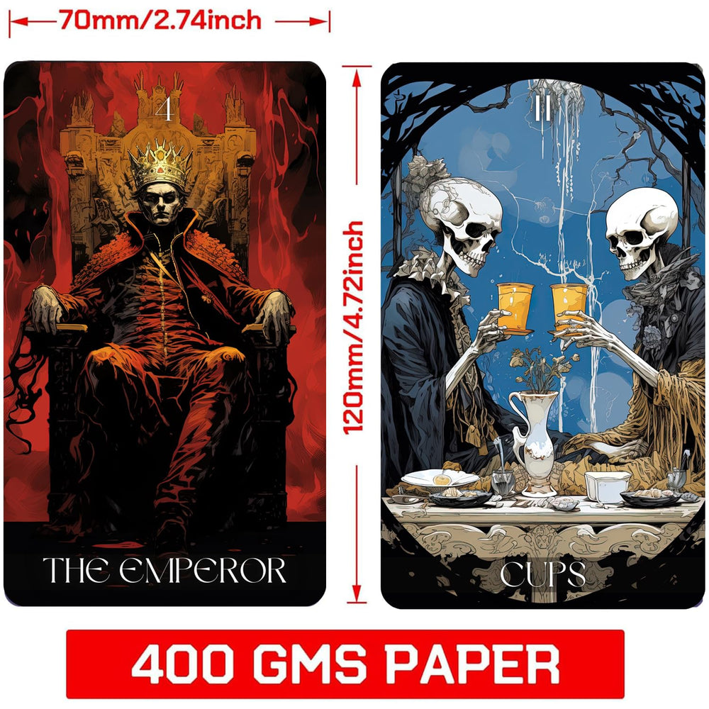 ZHQGYN Guide book for beginners shown with the deck for confident readings