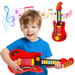 Zsinb Kids Guitar-Piano 2-in-1 with light-up center sparks imaginative play.