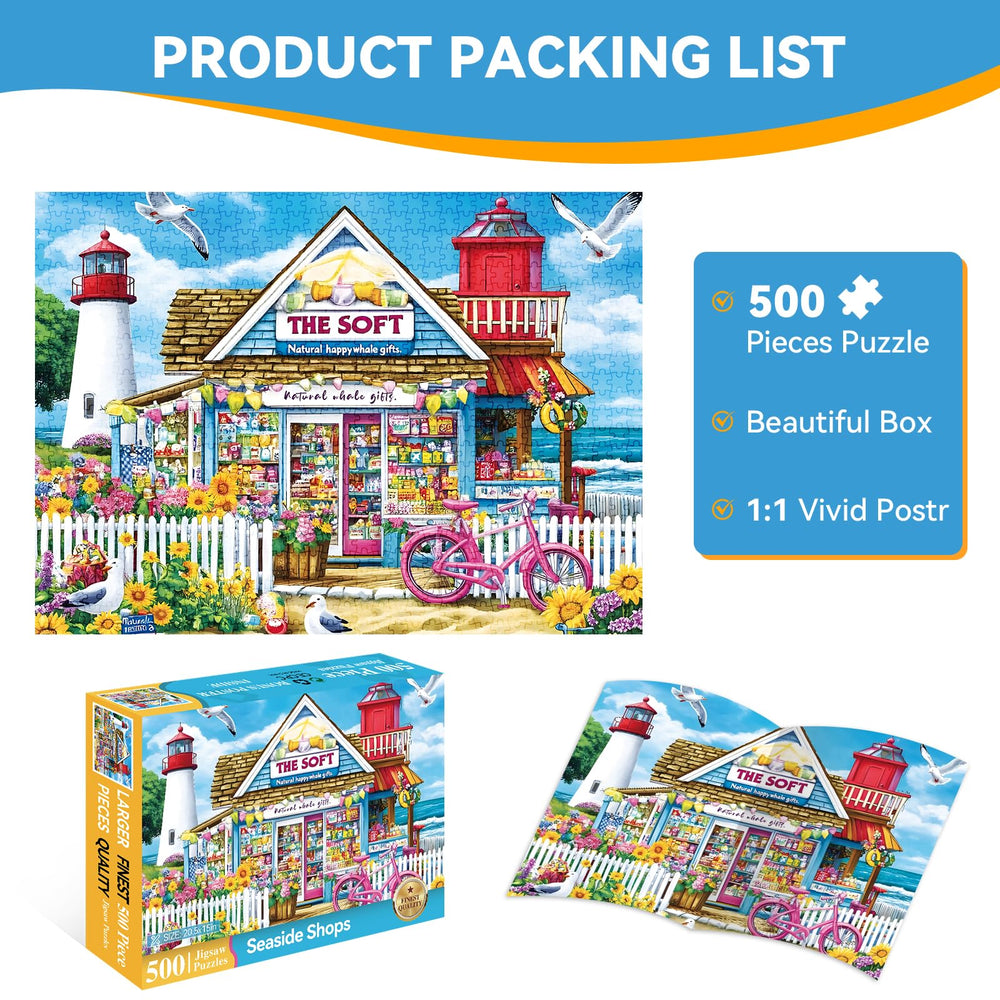 ZSYCZAO 500-piece adult puzzle offers a precise fit for satisfying assembly