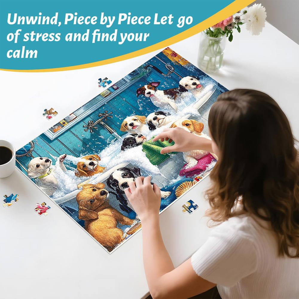 ZSYCZAO family game night features this engaging 500-piece puzzle.
