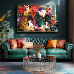 ZSYCZAO finished 20.5 x 15 inch puzzle displayed as wall art