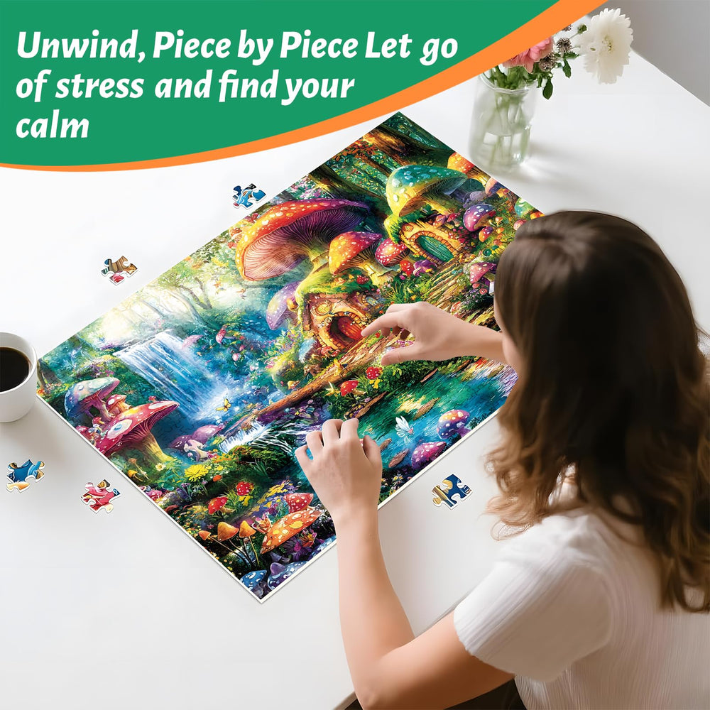 ZSYCZAO precisely cut puzzle pieces interlock tightly for a strong fit.