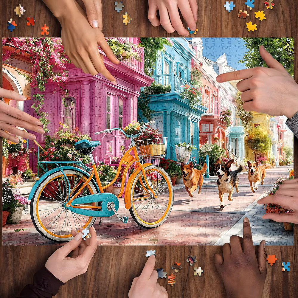 ZSYCZAO seamless-fit puzzle pieces – smooth assembly and glare-free puzzling.
