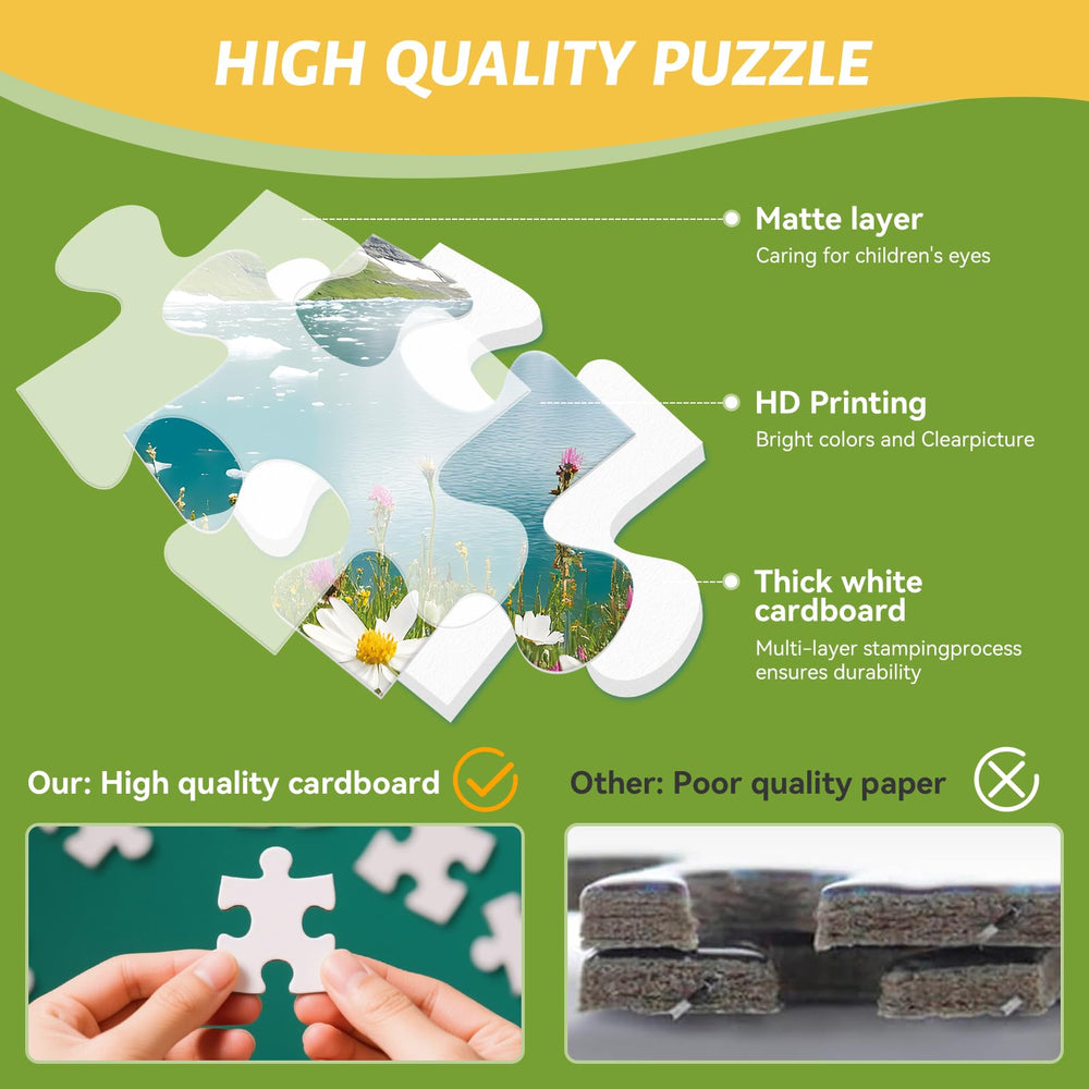 ZSYCZAO Spring Ice Flower Puzzle—frame-worthy art that adds elegance to your home decor.