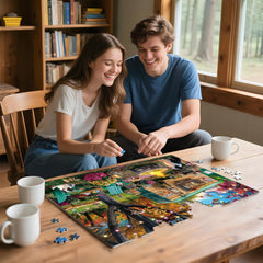 ZSYCZAO camping-scene-puzzle – versatile hobby for family and friends