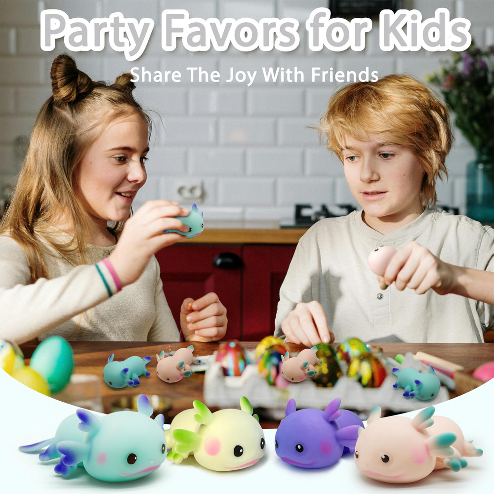 ZTATU axolotl fidget ball white, durable for repeated squeezes.