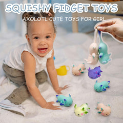 ZTATU axolotl squishy stress ball gift idea for kids and teens