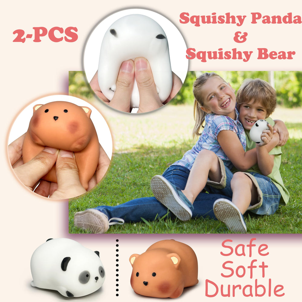 ZTATU bear texture close-up demonstrates dough-like feel for sensory play.