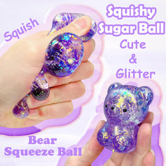 ZTATU bear-shaped stress relief toy designed for ergonomic grip.