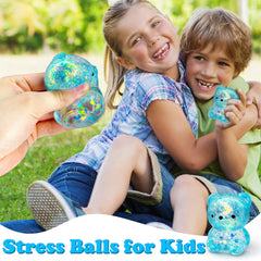 ZTATU bear squishy stress ball ideal for office desk use and focus