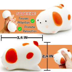 ZTATU dog stress ball dough-texture close-up invites tactile focus and relaxation.