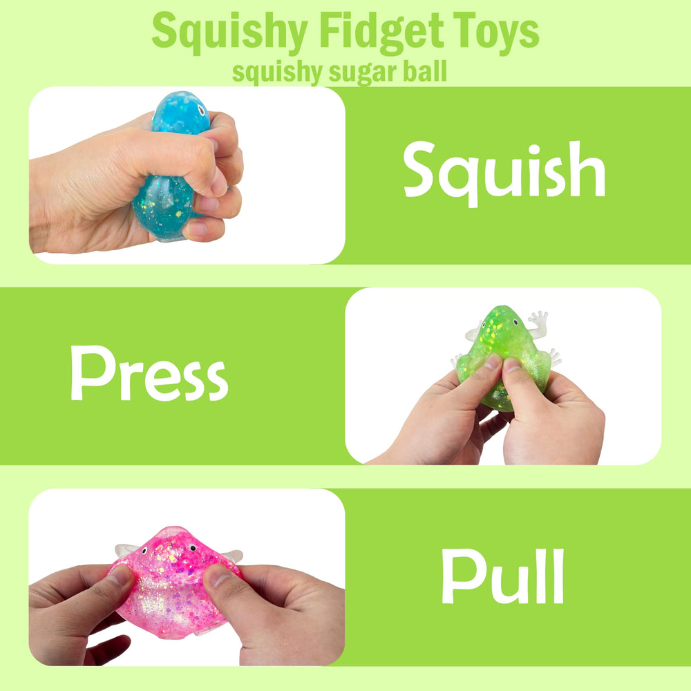ZTATU Frog Squishy Toy close-up, lifelike frog details and texture