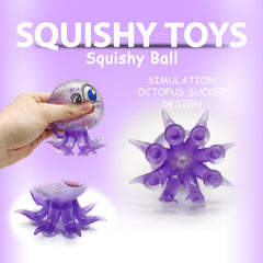 ZTATU octopus stress ball blue variant provides sensory play at home.