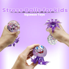 ZTATU octopus stress ball purple variant designed for classroom focus.