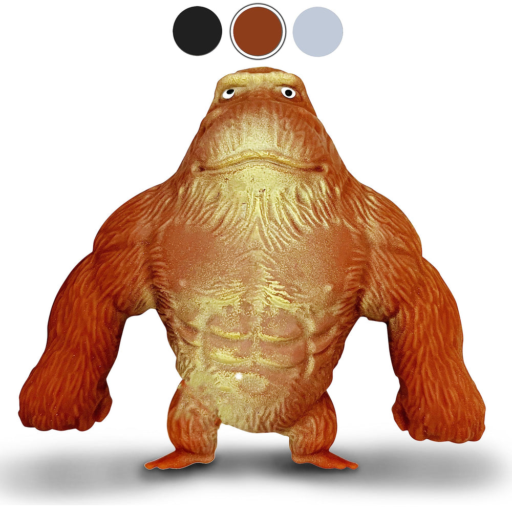 ZTATU squishy monkey toy brown for tactile play and stress relief