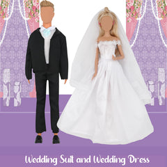 ZTWEDEN gift-ready doll dress-up set for birthdays and holidays