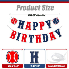 ZTZTST baseball banner pennants ready for fast setup with threading needle.
